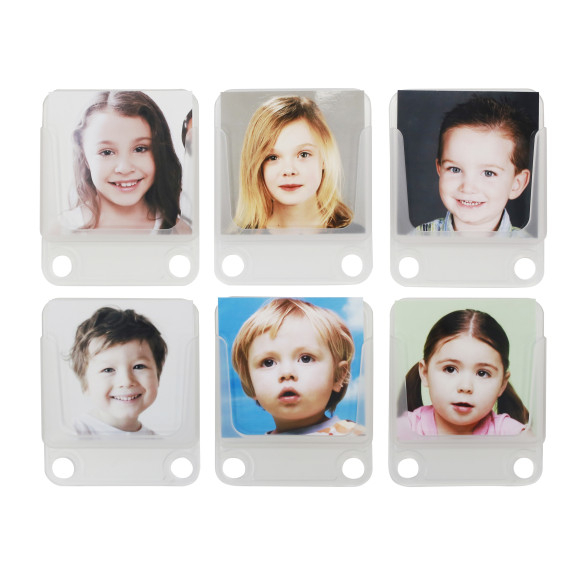 MASTERKIDZ Transparent Photo Card Pocket Case 6 pcs.