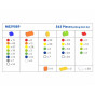 MASTERKIDZ STEM Building Block Set 563 pcs with Panel Overlays 4 pcs