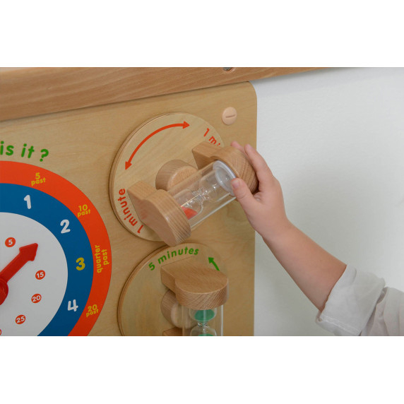 MASTERKIDZ Learning to Read the Clock Flex Wall Educational Board