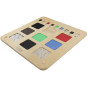 MASTERKIDZ Educational Board Recognition of Materials Textures Sense of Touch