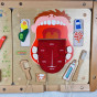 MASTERKIDZ Oral Hygiene Flex Montessori Wall Sensory Board