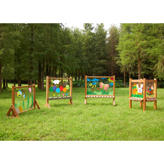 MASTERKIDZ Transparent Acrylic Painting Board + Cups