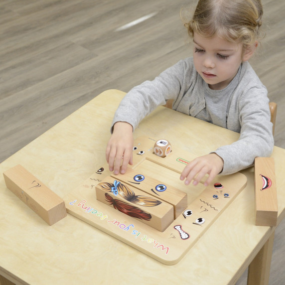 MASTERKIDZ Learning Emotions Wooden Montessori Game