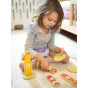 TOOKY TOY Throw at the Target Wooden Skill Game Hoops 15 pcs.