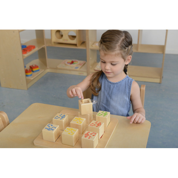 MASTERKIDZ Wooden Sensory Sorter Connecting Sounds Montessori