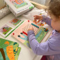 TOOKY TOY Puzzle with Pins and Climbing Pegs