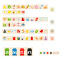 VIGA Puzzle Wooden educational game for learning how to sort waste