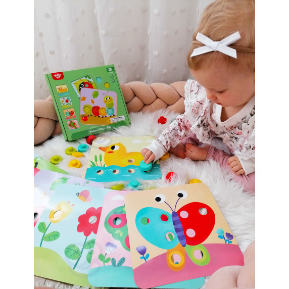 TOOKY TOY Puzzle Blocks for Kids Animals Match Learning Shapes Colors + Boards