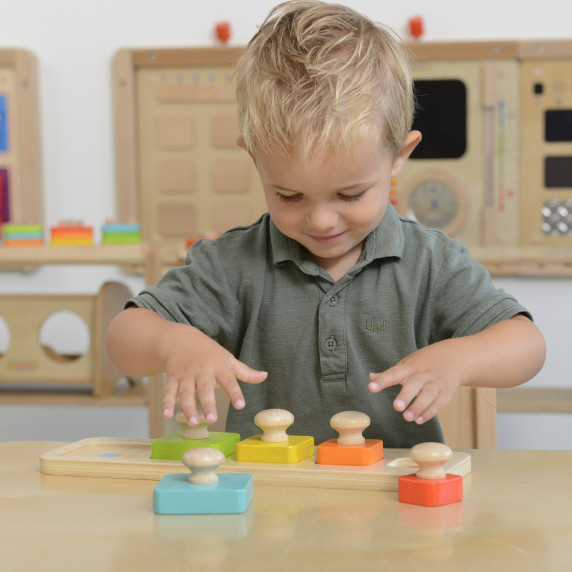 MASTERKIDZ Montessori Learning Sizes and Colors Puzzle