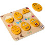 MASTERKIDZ Wooden Eggs Emotion Learning Board - What Humor? Montessori