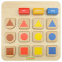 MASTERKIDZ Educational Board Shapes and Colors Sorter