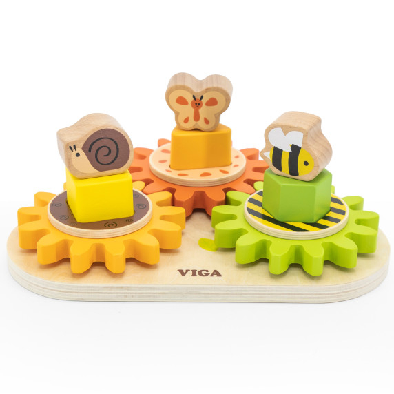 VIGA Wooden Gear Sorter 