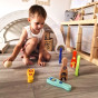 TOOKY TOY Wooden Bowling for Children 6 pcs + Ball