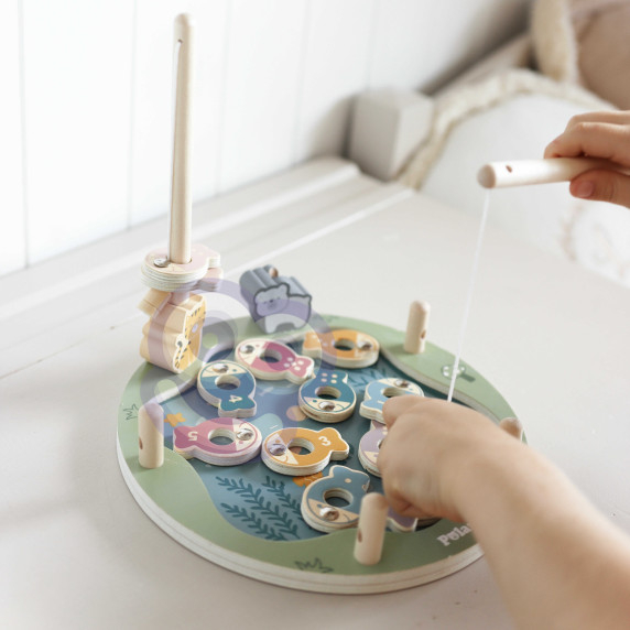 VIGA PolarB Wooden Fishing Game
