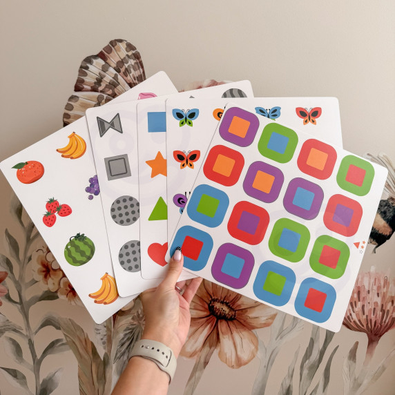 Viga Memory Guess the Pictures Memory Game 10 Montessori Cards