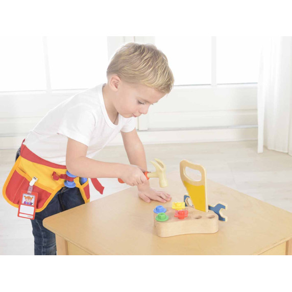 MASTERKIDZ Carpenter's Tool Belt 12 Pieces