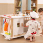 VIGA 3-in-1 Home Center with Accessories – Learning and Fun for Children