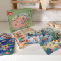 TOOKY TOY Wooden Learning to Count Animals Game