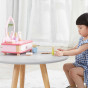 VIGA Wooden Pink Makeup Table with Mirror + Accessories