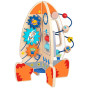 Tooky Toy Large Wooden Educational Toy Multifunctional Rocket