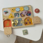 TOOKY TOY Manipulation Board Locks Gears Sorter Clock