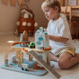 TOOKY TOY Wooden Space Parking Space Station