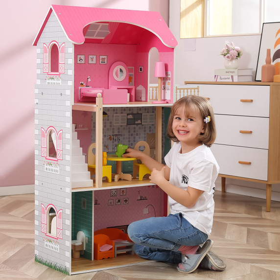 VIGA Large Wooden Dollhouse