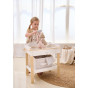 VIGA Wooden Changing Table 2 in 1 Bathtub for Dolls