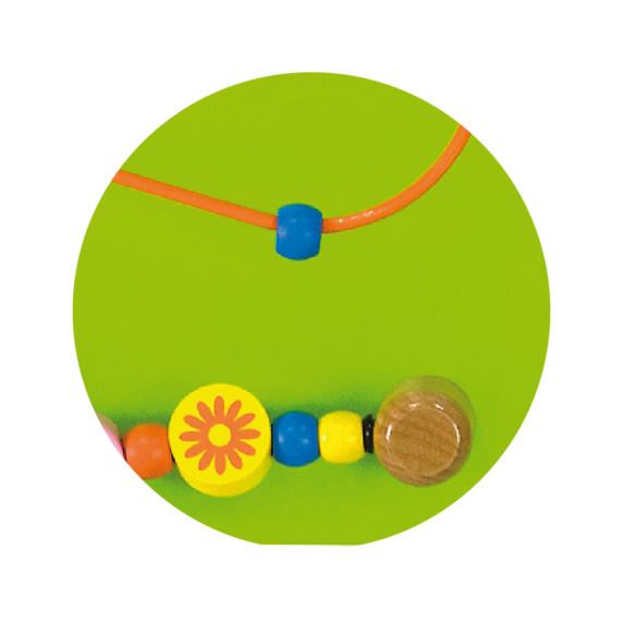 VIGA Educational Manipulative Sensory Board Wooden Crocodile FSC Montessori Certificate
