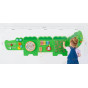 VIGA Crocodile Manipulative Sensory Board FSC Montessori Certificate