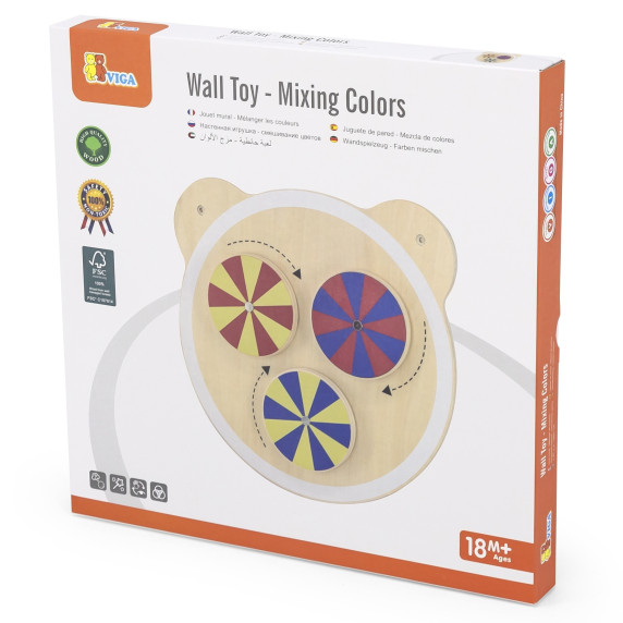 VIGA Wooden Board Colors FSC Montessori Certificate