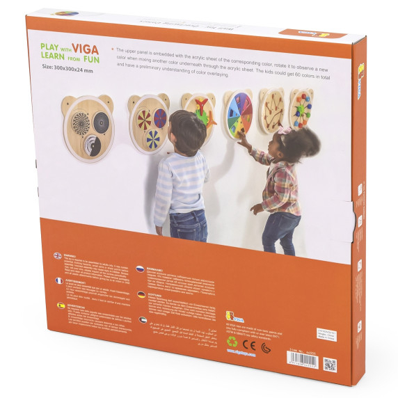 VIGA Wooden Board Color Mixing FSC Certified