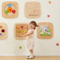 VIGA Wooden Sensory Manipulation Board Gravitational Flow