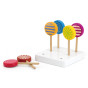 VIGA Wooden Colorful Lollipops Set of 6