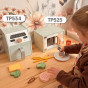 TOOKY TOY Wooden Microwave Oven Food Set