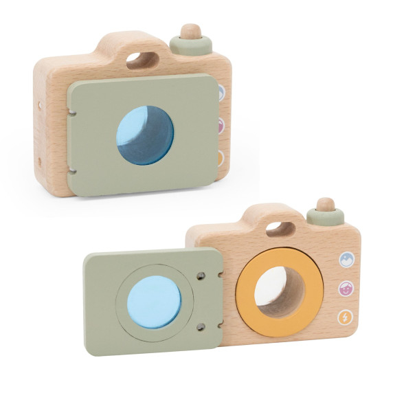 VIGA My First Wooden Camera for Kids Kaleidoscope