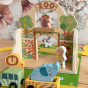 TOOKY TOY Mini Zoo Portable Animal Bag Set