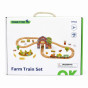 TOOKY TOY Wooden Farm Train Set 48 pcs.