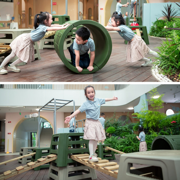 CLASSIC WORLD EDU Obstacle Course XXL Multi-Skill Motor Playground