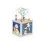 TOOKY TOY Wooden Activity Cube Space Sorter Maze