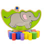 VIGA Wooden Balancing Elephant Montessori Puzzle