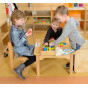 MASTERKIDZ Large Wooden Lace Threader Cards in a Montessori Box