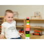 MASTERKIDZ Colorful Wooden Blocks and Round Cups