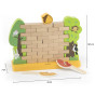 VIGA Wooden Arcade Game Falling Acorn Puzzle