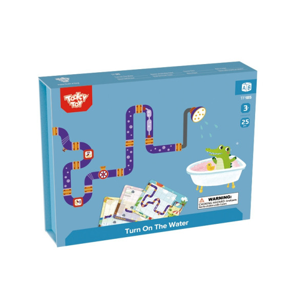 TOOKY TOY Logic Game Magnetic Board Puzzle for Children 40 pcs.