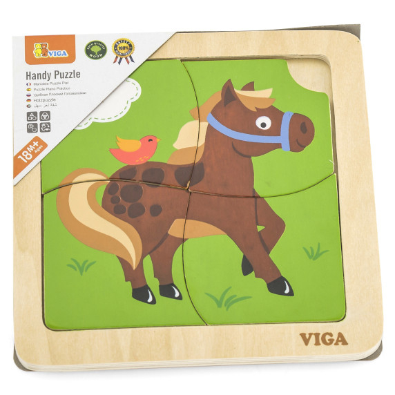 VIGA Handy Wooden Horse Puzzle