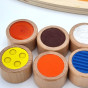 TOOKY TOY Wooden Hedgehog Puzzle Learning Shapes Colors Numbers
