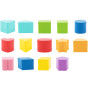 TOOKY TOY Wooden Sorter Cart Blocks 16 pcs.