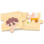 VIGA Wooden Educational Puzzle Kids Dress Up Puzzle
