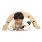 VIGA Wooden Rocker Bridge 2 in 1 Montessori Rainbow Swing